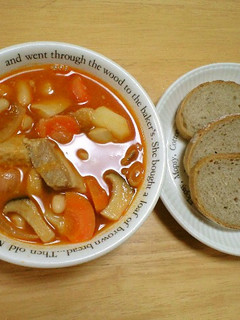 塩漬け肉でポークビーンズ-レシピのメイン写真