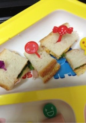 サンドイッチをうまく切る方法-レシピのメイン写真