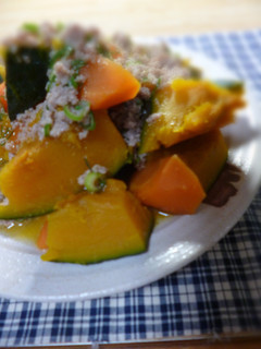 かぼちゃとにんじんのそぼろあんかけ-レシピのメイン写真