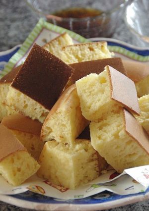 ホットケーキミックスで簡単カステラもどき-レシピのメイン写真