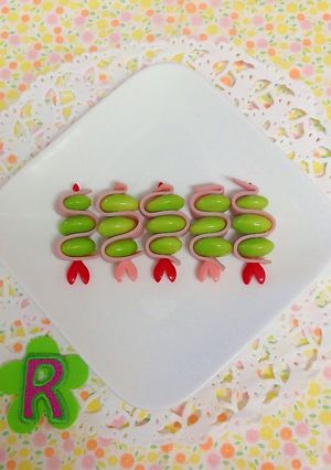 ハム枝豆ピック☆ お弁当簡単おかず-レシピのメイン写真