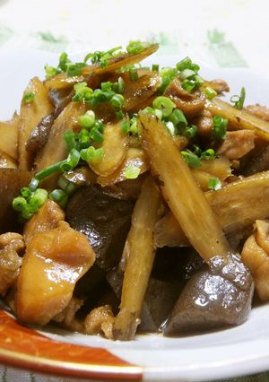 おいし~い♪鶏ごぼうこんにゃく-レシピのメイン写真