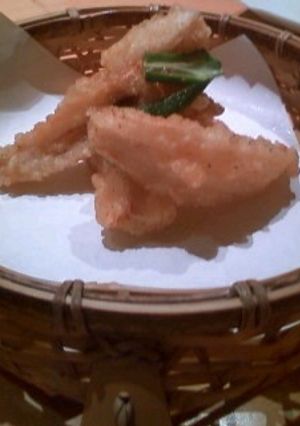 れんこんの黒胡椒天-レシピのメイン写真