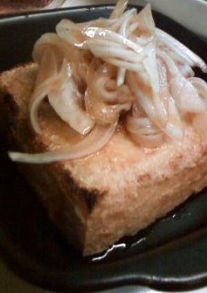 厚揚げ玉ねぎだれ-レシピのメイン写真