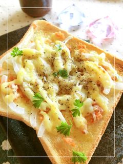 鮭フレと玉葱のミルキートースト-レシピのメイン写真