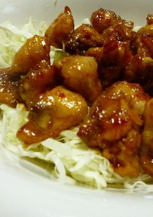 ボンジリのピリ辛照り焼き-レシピのメイン写真