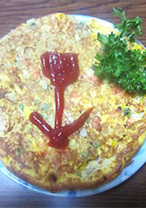 ごはん入り卵焼き-レシピのメイン写真