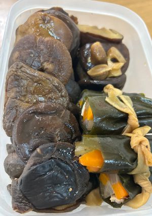 (同時調理)昆布巻きと椎茸の含め煮物-レシピのメイン写真
