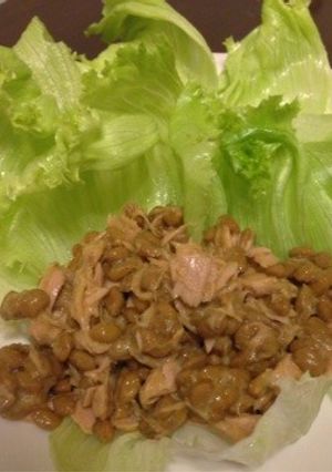 パパでもできる ☆納豆ツナサラダ☆-レシピのメイン写真