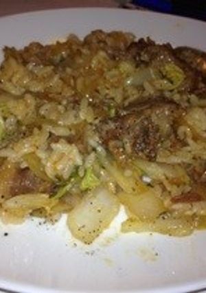 牛カルビと白菜のチャーハン-レシピのメイン写真