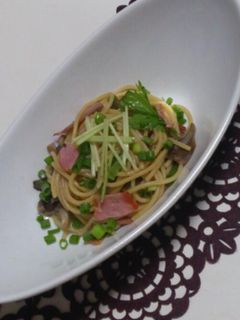 簡単!ベーコンと舞茸の和風パスタ-レシピのメイン写真