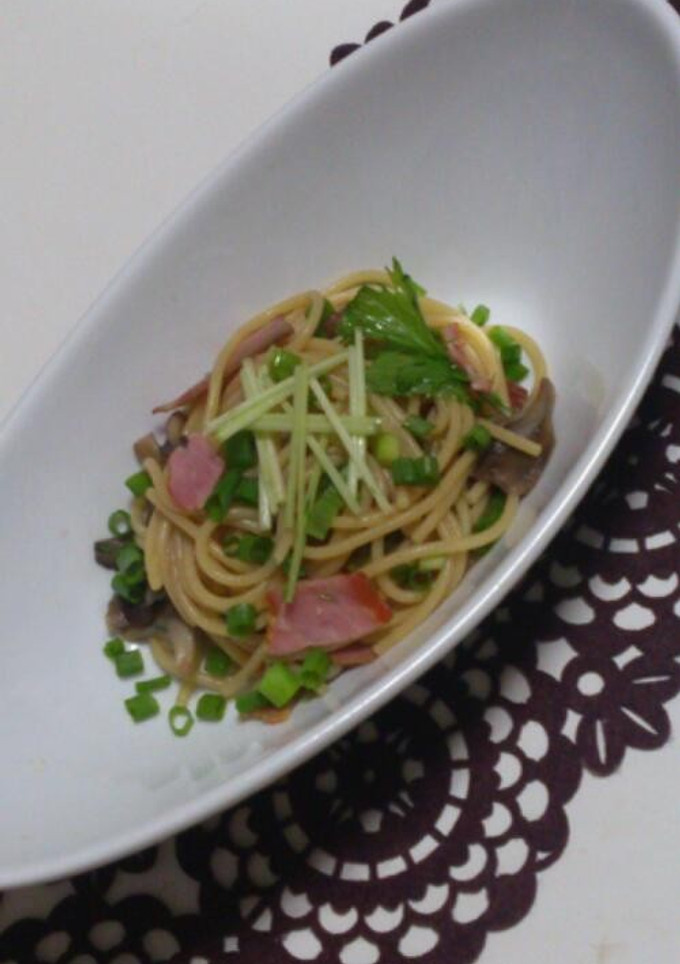 簡単！ベーコンと舞茸の和風パスタ-レシピのメイン写真