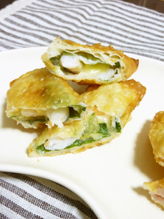 エビとチーズの春巻き-レシピのメイン写真
