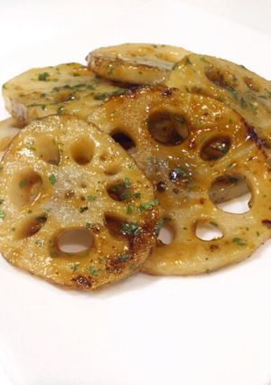 れんこんの照り焼きステーキ-レシピのメイン写真