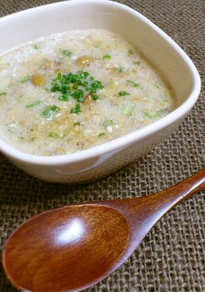 栄養満点＊オクラと納豆入りのとろろ-レシピのメイン写真