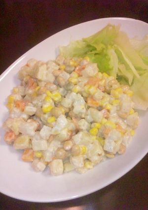 ポテトとお豆のごろごろサラダ♪-レシピのメイン写真