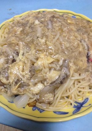 超簡単シンプル和風あんかけパスタ-レシピのメイン写真