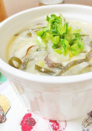 3種のきのこと千切り大根の秋スープ-レシピのメイン写真