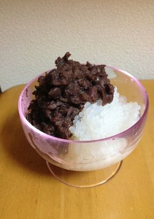 こんにゃくぜんざい-レシピのメイン写真