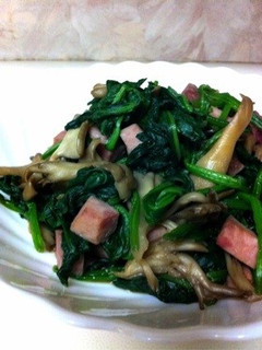 ほうれん草と舞茸のバター醤油炒め♡-レシピのメイン写真