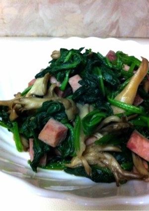 ほうれん草と舞茸のバター醤油炒め♡-レシピのメイン写真