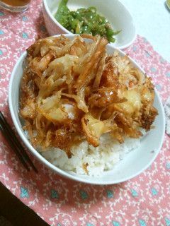 たっぷり*サクサクかき揚げ丼-レシピのメイン写真