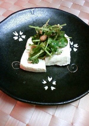 ●酵素たっぷり♪美肌　豆苗やっこ ●-レシピのメイン写真