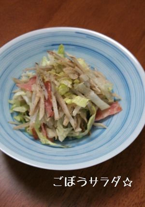 ごぼうサラダ☆-レシピのメイン写真