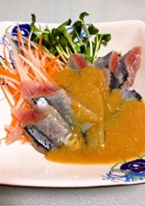 旬のさんまを『ぬた』で食べる-レシピのメイン写真