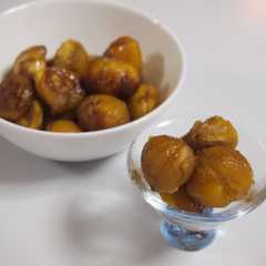 รูปของ マロングラッセのような栗の甘露煮