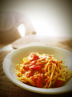 トマトとツナのクリームパスタ-レシピのメイン写真