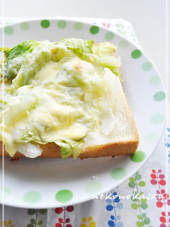 レタスたっぷり♬チーズトースト-レシピのメイン写真