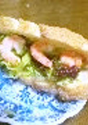 アボカドとえびのサンドイッチ-レシピのメイン写真