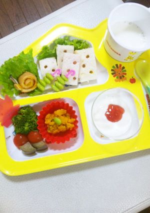 ★キャラ弁に★かたつむりのサンド-レシピのメイン写真
