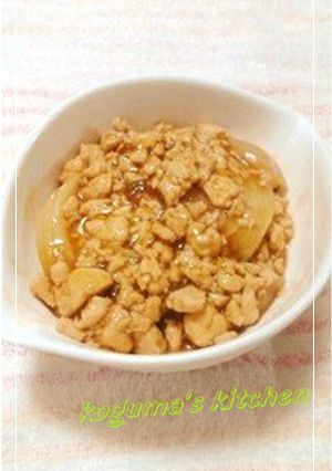 柔らか玉ねぎ☆豆腐そぼろあんかけ-レシピのメイン写真