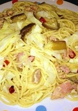 激辛豚シャキッとキャベツ唐辛子スパランチ-レシピのメイン写真
