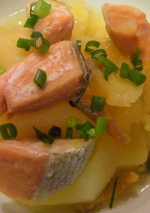 じゃがいもと秋鮭のほっこり煮-レシピのメイン写真