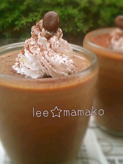計量カップでカフェオレゼリー-レシピのメイン写真