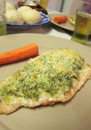 サーモンの香草パン粉焼き-レシピのメイン写真