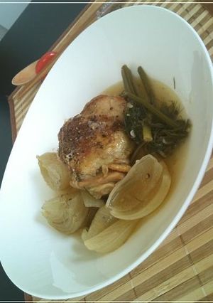 骨付き鳥モモ肉　☆　ブランデー煮込み-レシピのメイン写真