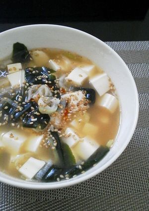 ダイエットに☆豆腐と春雨の満腹スープ-レシピのメイン写真