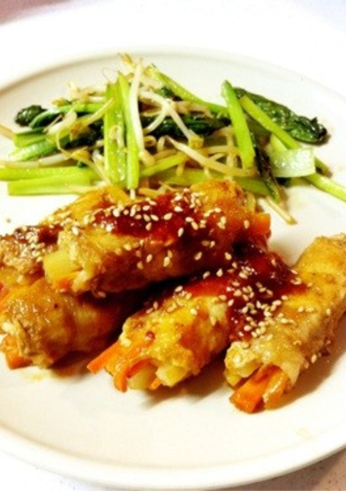 焼肉のたれで簡単肉巻き野菜-レシピのメイン写真
