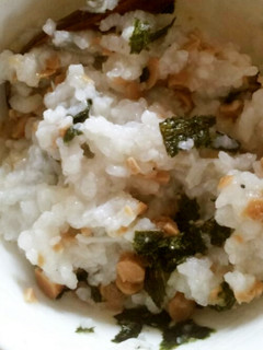 離乳食後期~我が家の定番納豆粥-レシピのメイン写真