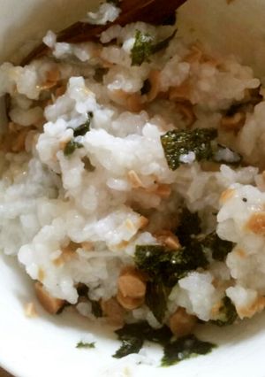 離乳食後期～我が家の定番納豆粥-レシピのメイン写真
