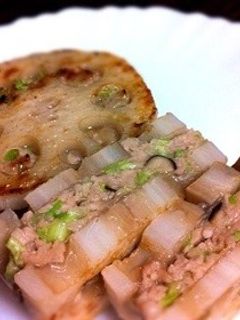 簡単!れんこんはさみ焼き☆れんこんサンド-レシピのメイン写真