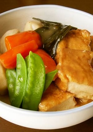 厚揚げの煮物にとろみをつけて-レシピのメイン写真