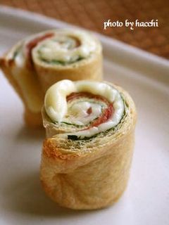 梅しそチーズのお揚げくるくる-レシピのメイン写真