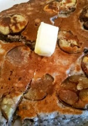 栗の入ったホットケーキ-レシピのメイン写真
