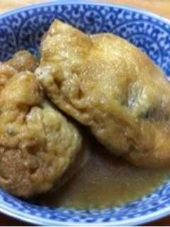 山菜の巾着煮-レシピのメイン写真