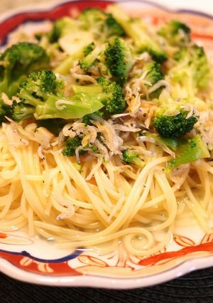★じゃこ+ブロッコリーのオイルパスタ★-レシピのメイン写真